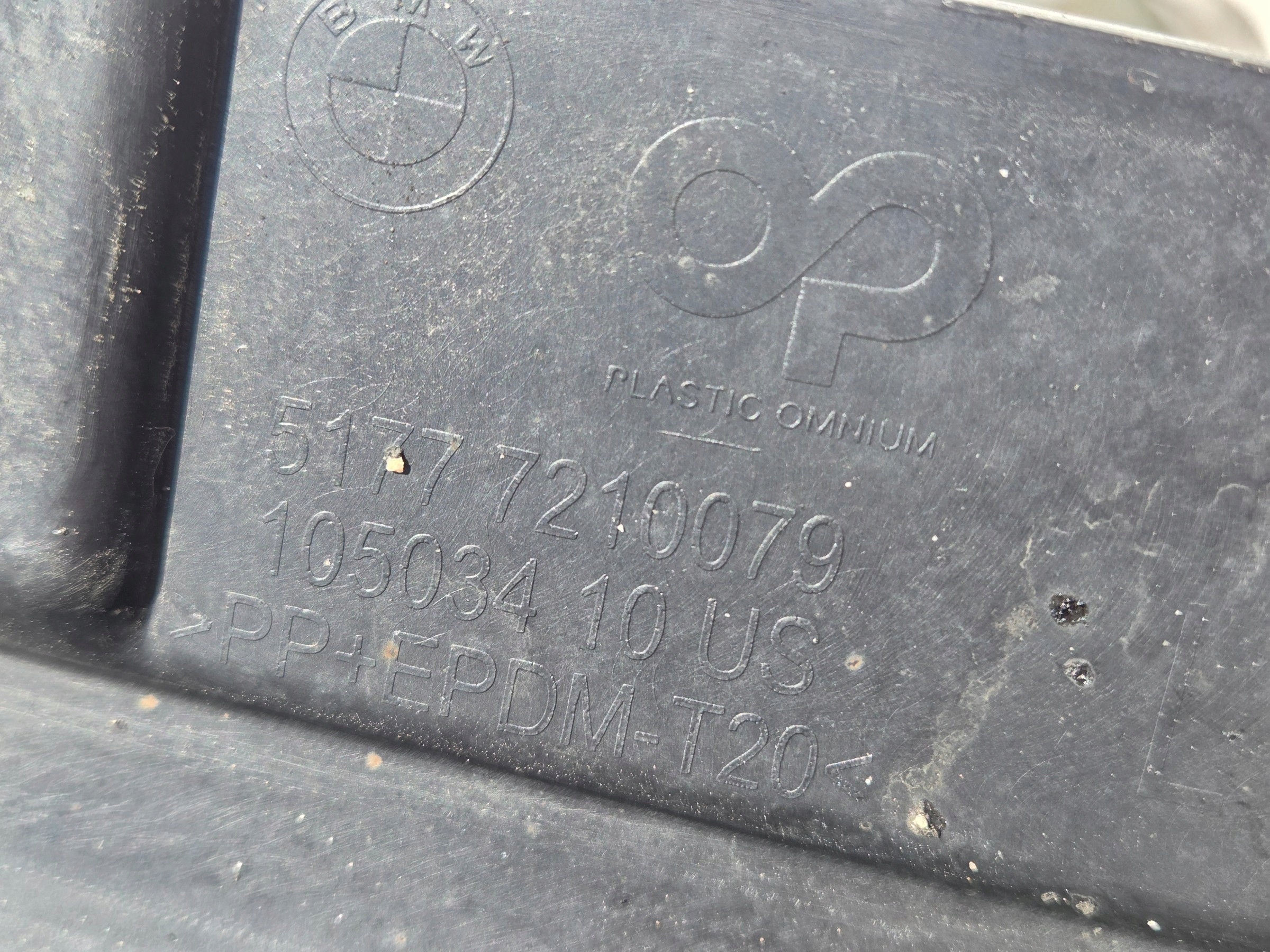 moulding threshold left BMW X3 F25 OE 7210079