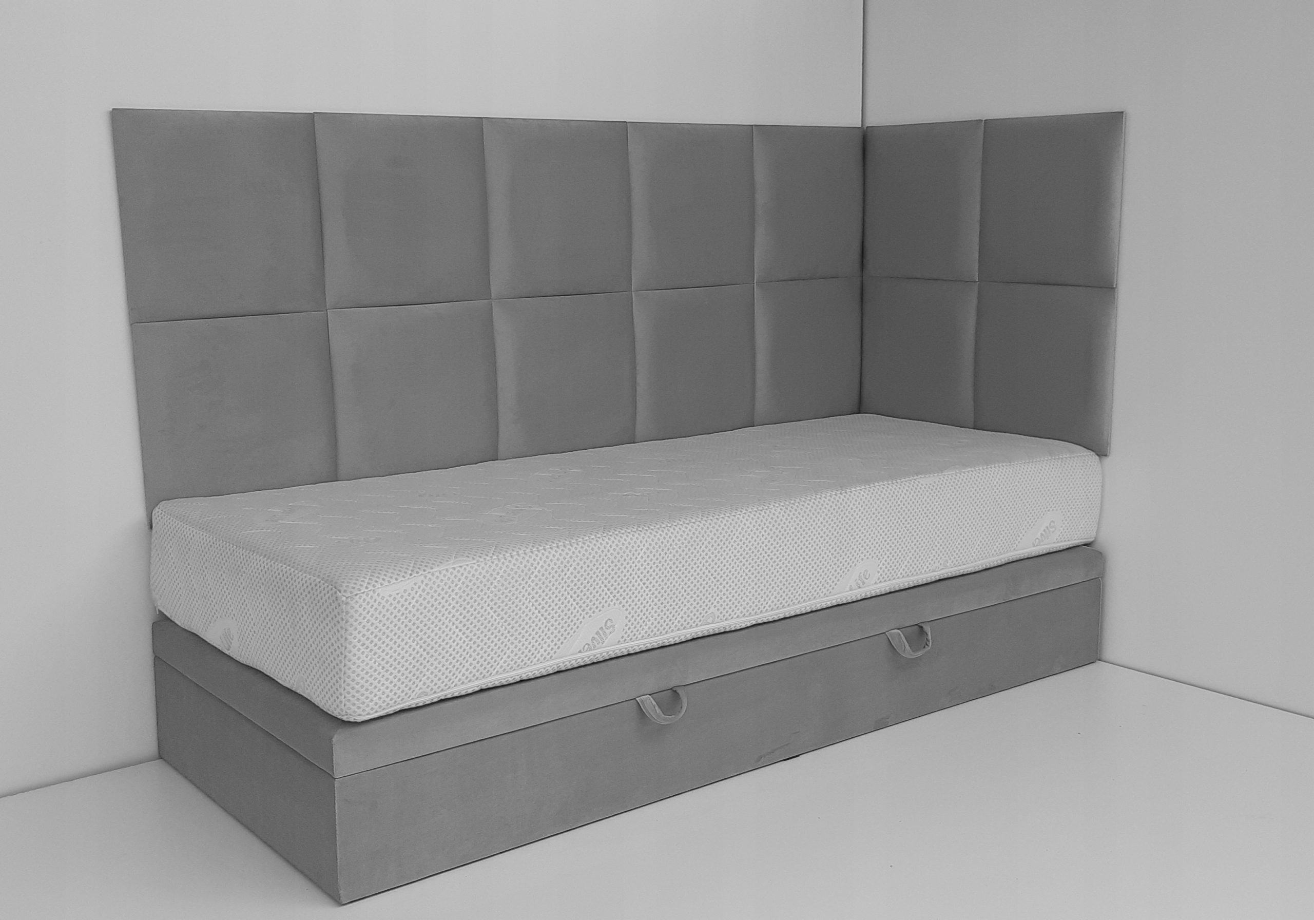 PANELE TAPICEROWANE ŚCIENNE WEZGŁOWIE 60 X 60 Producent inna