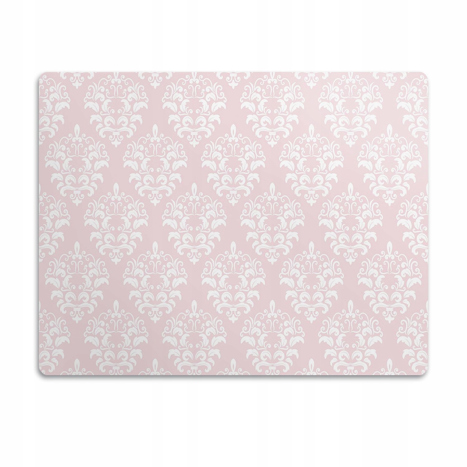 Levně Podložka pro kočky psa pod misky Růžový vzor 90x60 cm