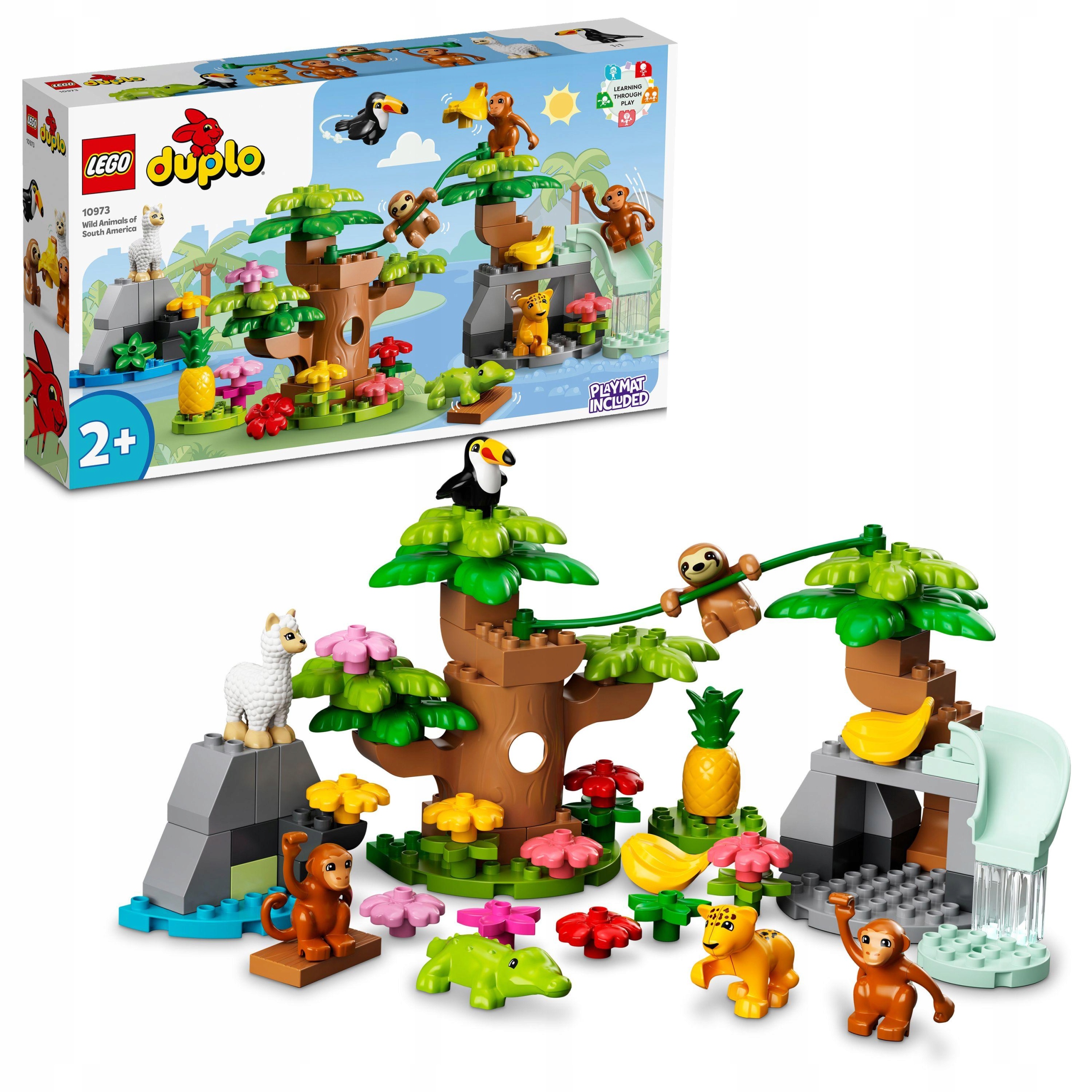 

Lego Duplo Dzikie zwierzęta Ameryki Południo 10973
