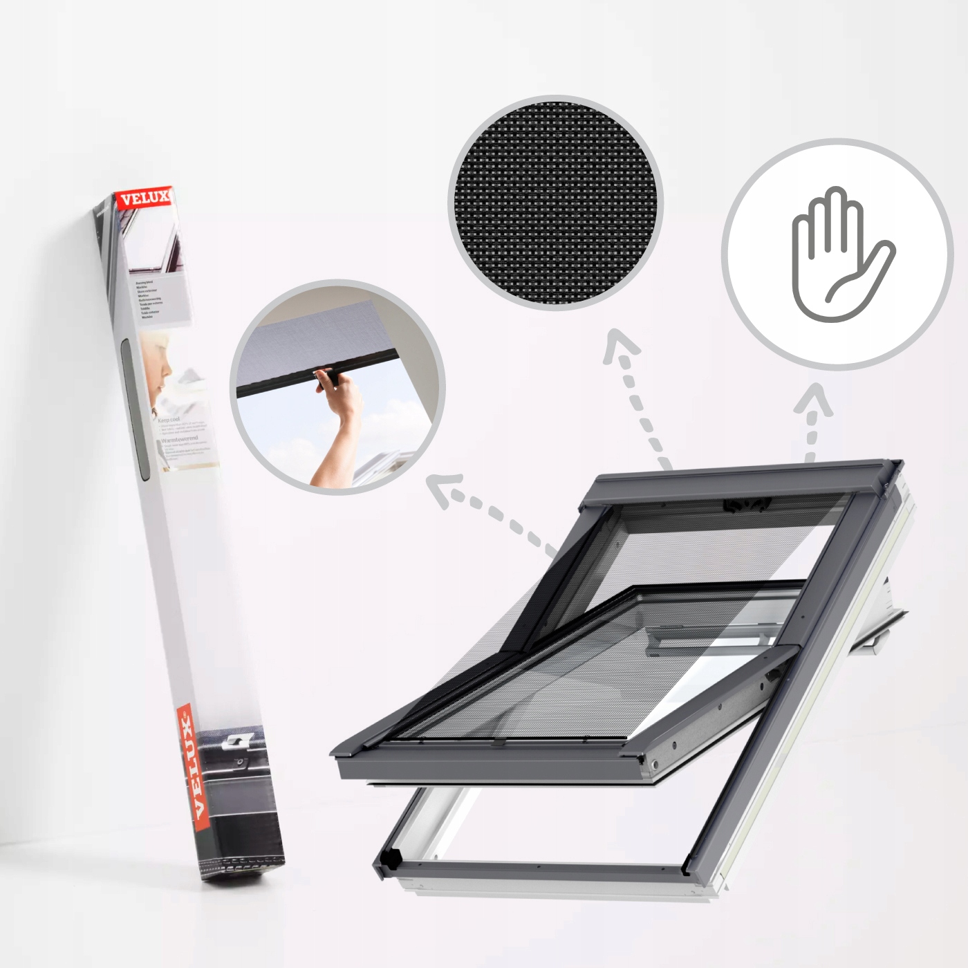 Originálna markíza Velux Mhl 5060 na okno M04 MK04 M06 MK06 M08 MK08 MK10