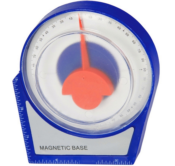 

Kątownik Zegarowy Kątomierz Z Magnesem Inklinometr