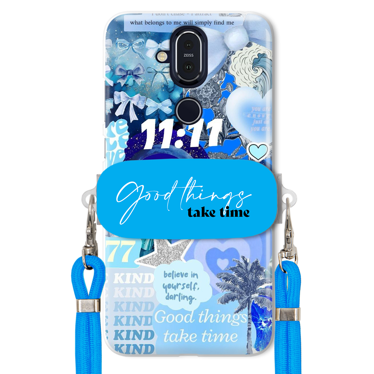 Puzdro pre Nokia X7 Držiak Crossbody vodítko Good Things Sea Morské Lata
