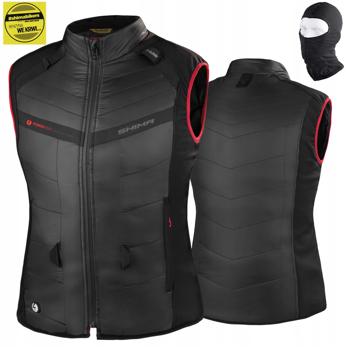 Motocyklová Vyhrievacia Vesta Shima Powerheat Dámska Vyhrievaná Bunda