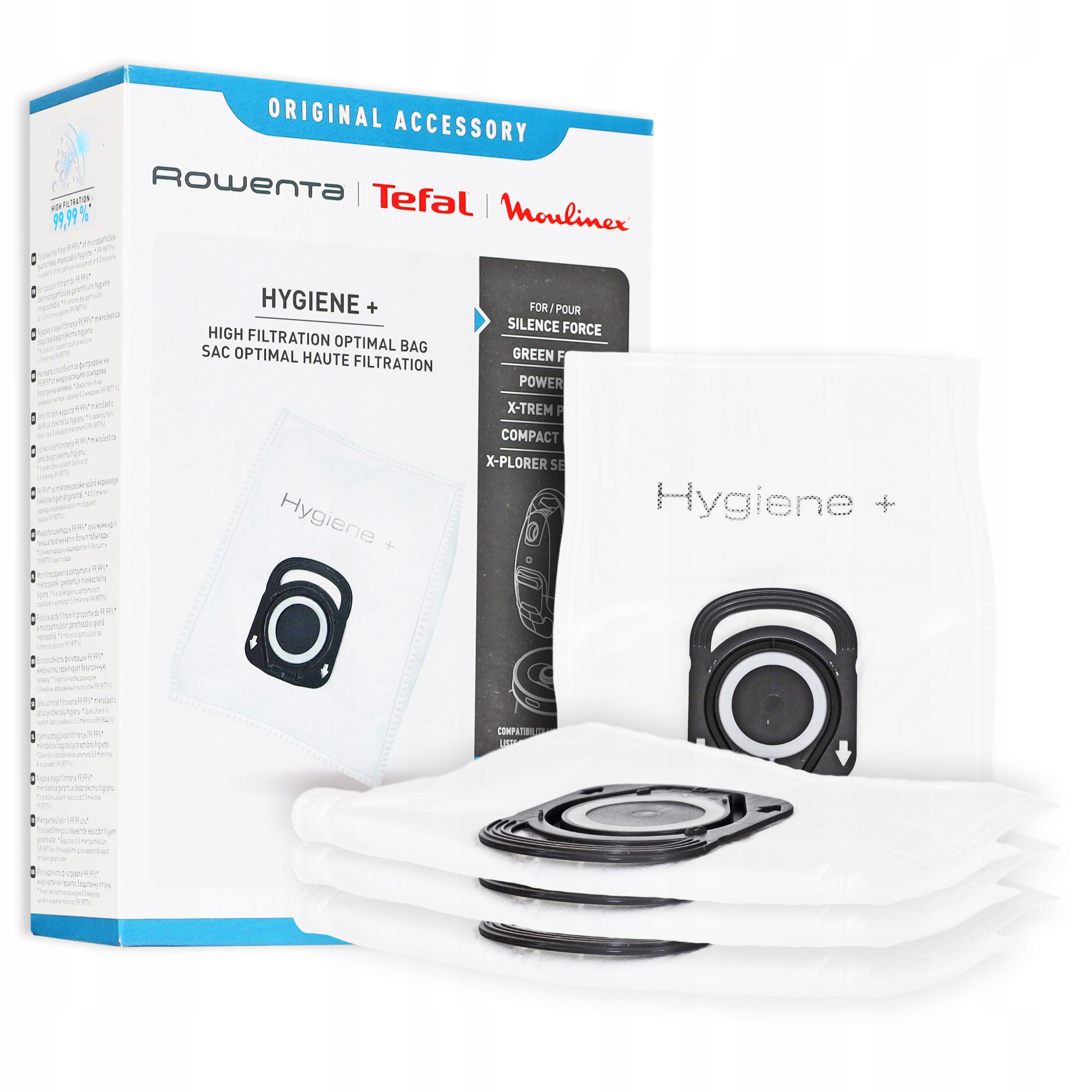 

Worki Hygiene+ do Tefal Rowenta Silence Forte Oryg