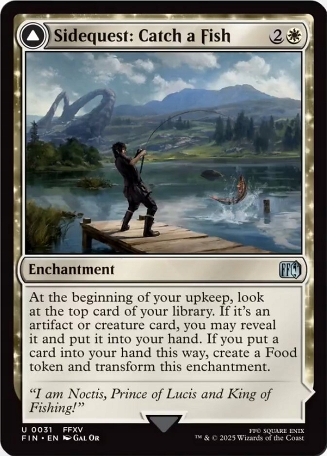 [mtg] Sidequest: Catch a Fish // Cooking Campsite (fin)