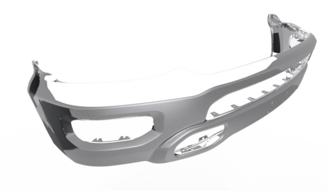 ZDERZAK PRZÓD CHROM 5ZB88SZ0AD DODGE RAM 1500 19- Strona zabudowy przód