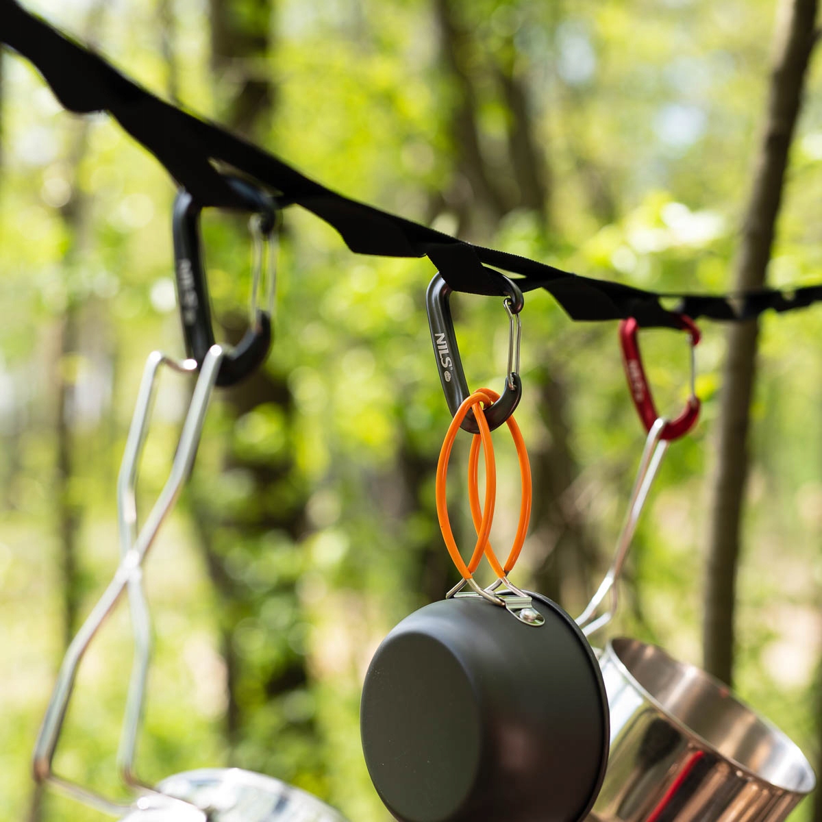 KARABIŃCZYK 12KN NILS CAMP Szary NC1707 Kształt gruszkowaty/HMS