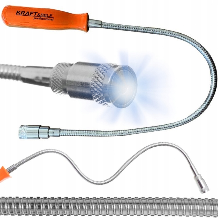 CHWYTAK ELASTYCZNY GIĘTY MAGNETYCZNY MAGNES LED