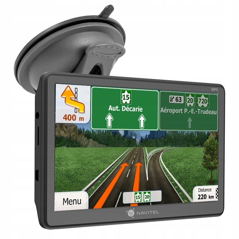 Nawigacja samochodowa Navitel E707 Magnetic 7" Uchwyt samochodowy Kabel