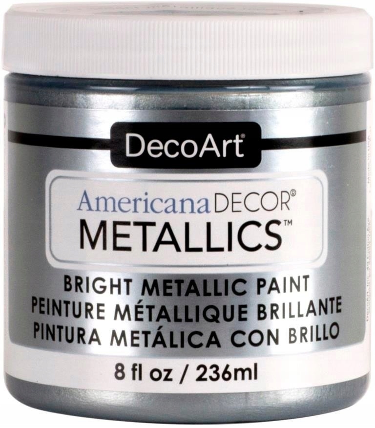 Barva Metalická Americana Decor Metallics Silver 236ml