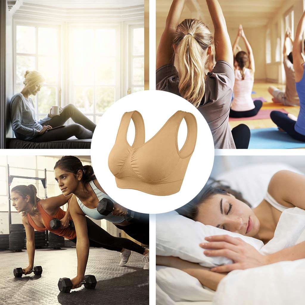 BIUSTONOSZ BEZSZWOWY SPORTOWY BASIC TOP SMARTTEX JASNO RÓŻOWY Kolor dominujący róże i fiolety