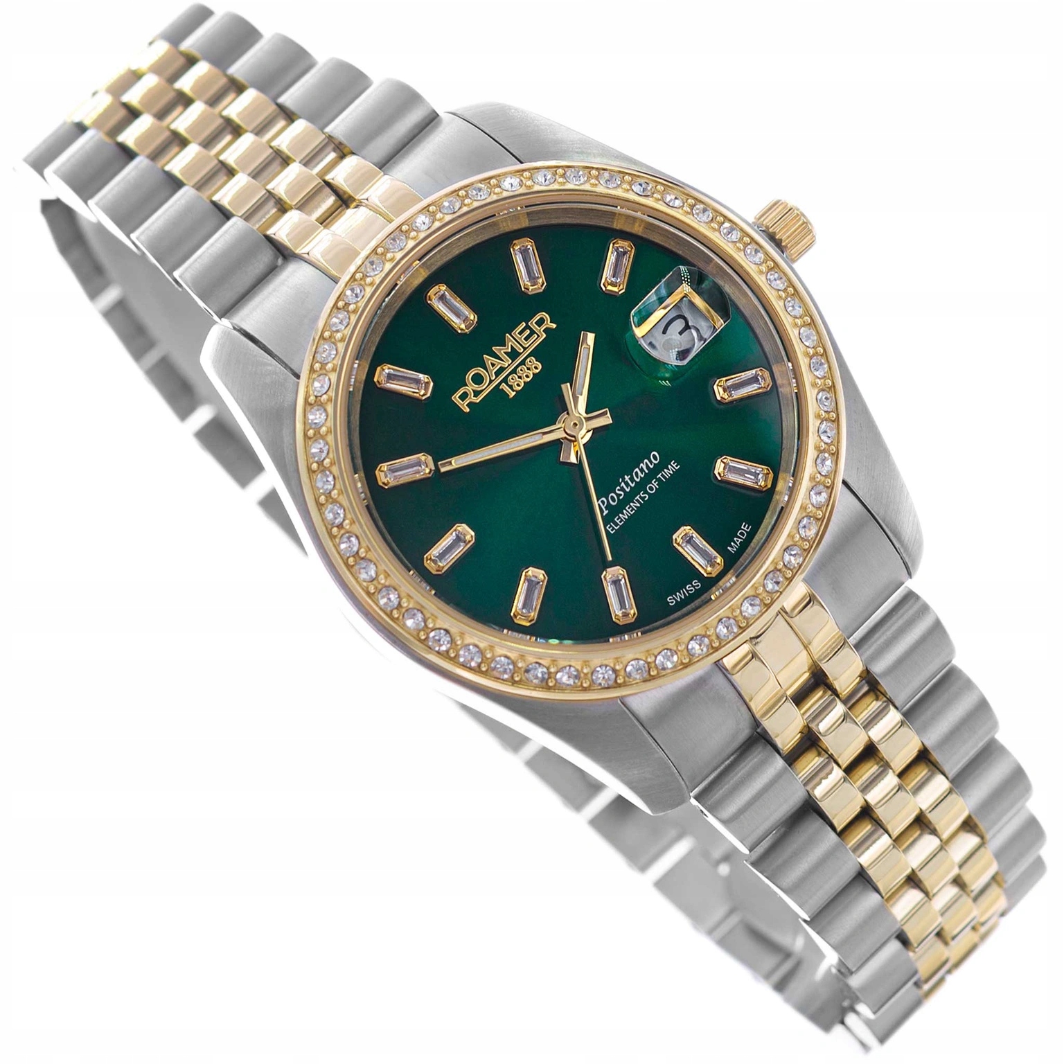 Dámské Hodinky Roamer 853858 47 79 20 Jsou Na Náramku Vodotěsné