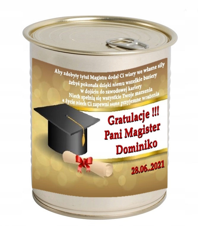

Czekoladki z dedykacją Pani Pana Magistra