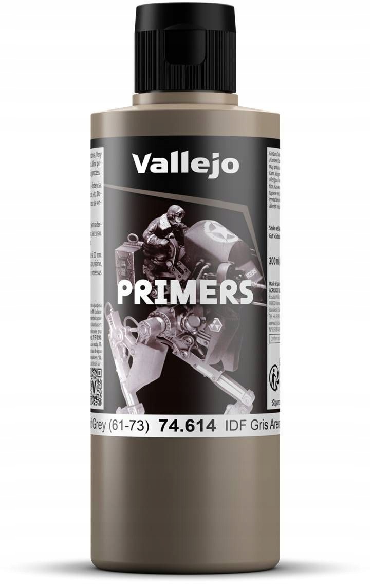 Vallejo: 74.614 Základové Barvy Idf Israeli Sand Grey (61-73) (200 ML)