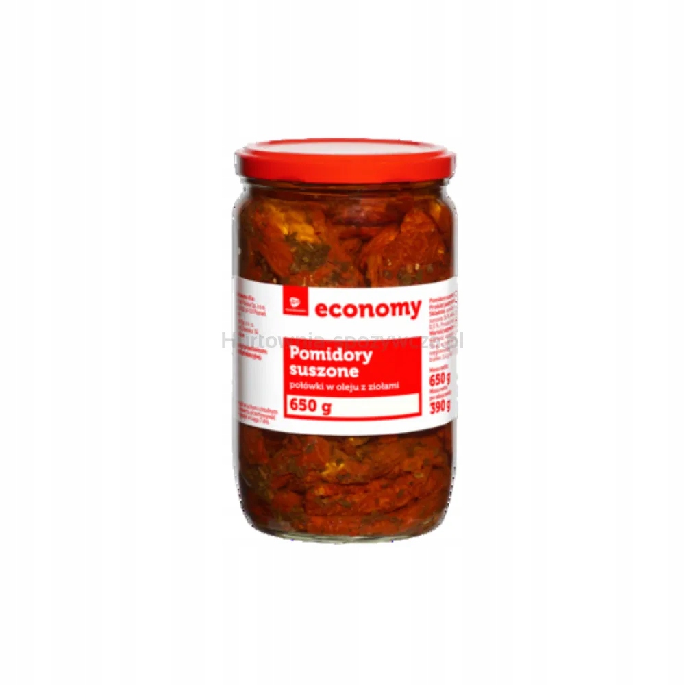 Tge Rajčata sušená, půlená, v oleji s bylinkami, 650 g