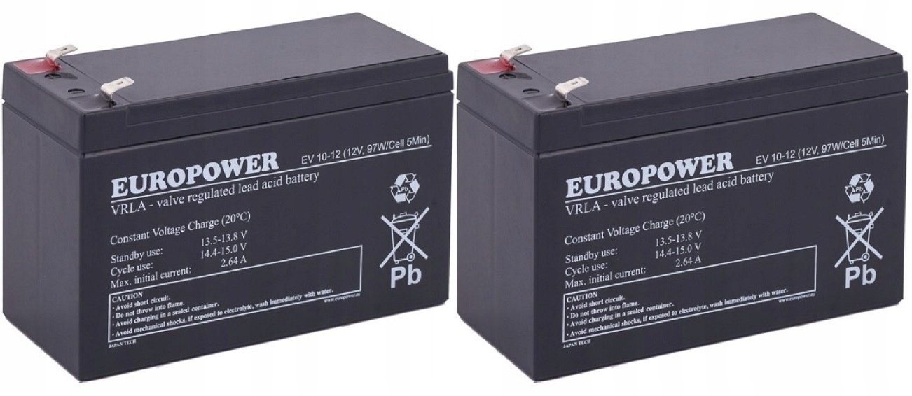 RBC32 RBC 32 #32 ZESTAW AKUMULATORÓW PAKIET BATERII DO UPS APC 2x EV 10-12