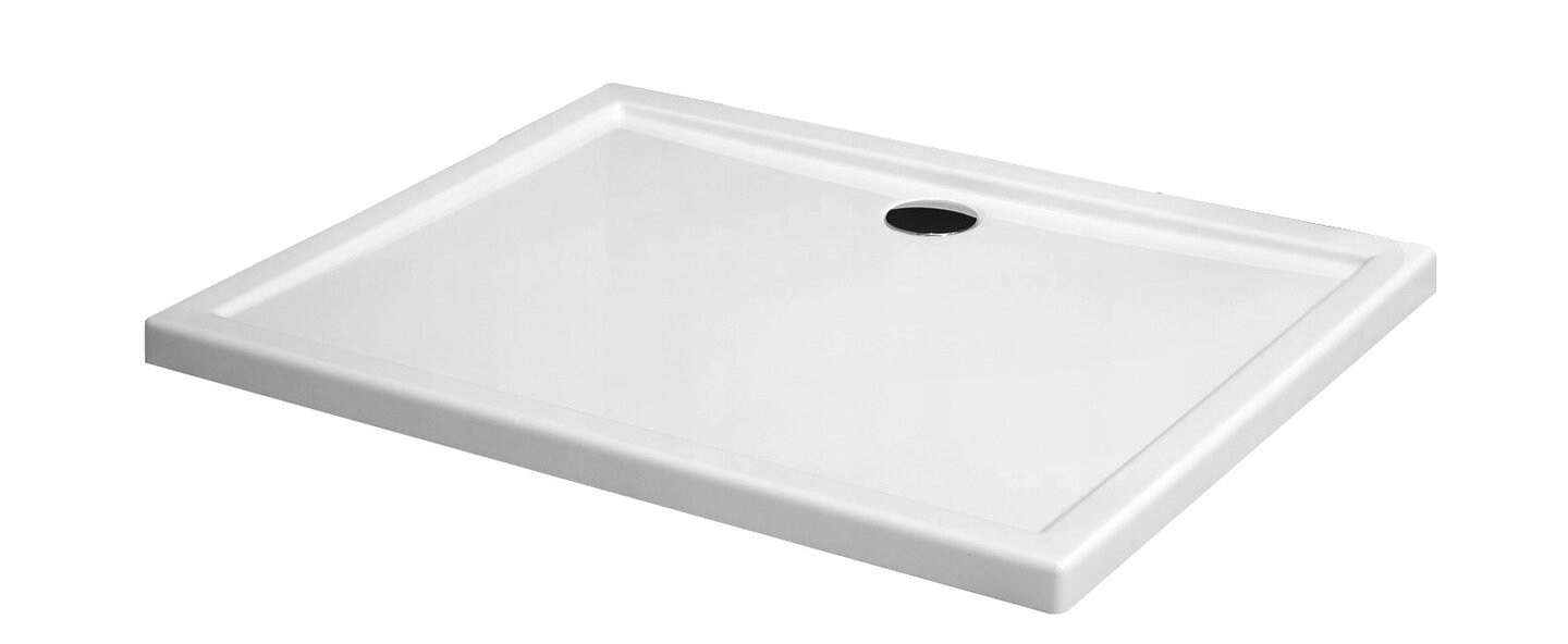 Brodzik prysznicowy prostokątny akrylowy biały 100x80cm 5,5cm