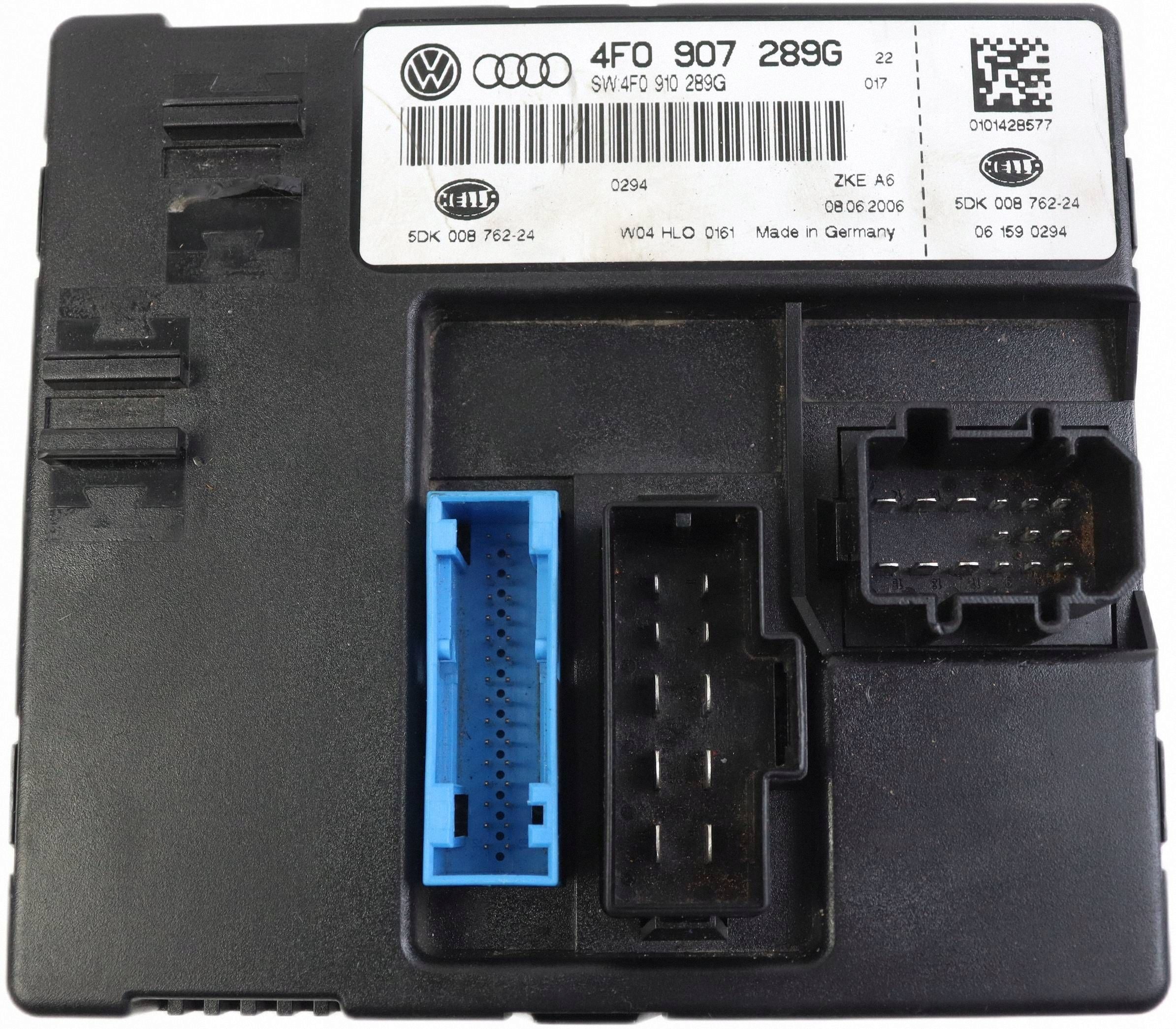 AUDI A6 C6 control unit comfort control unit 4F0907289G 4F0910289G EUROPA