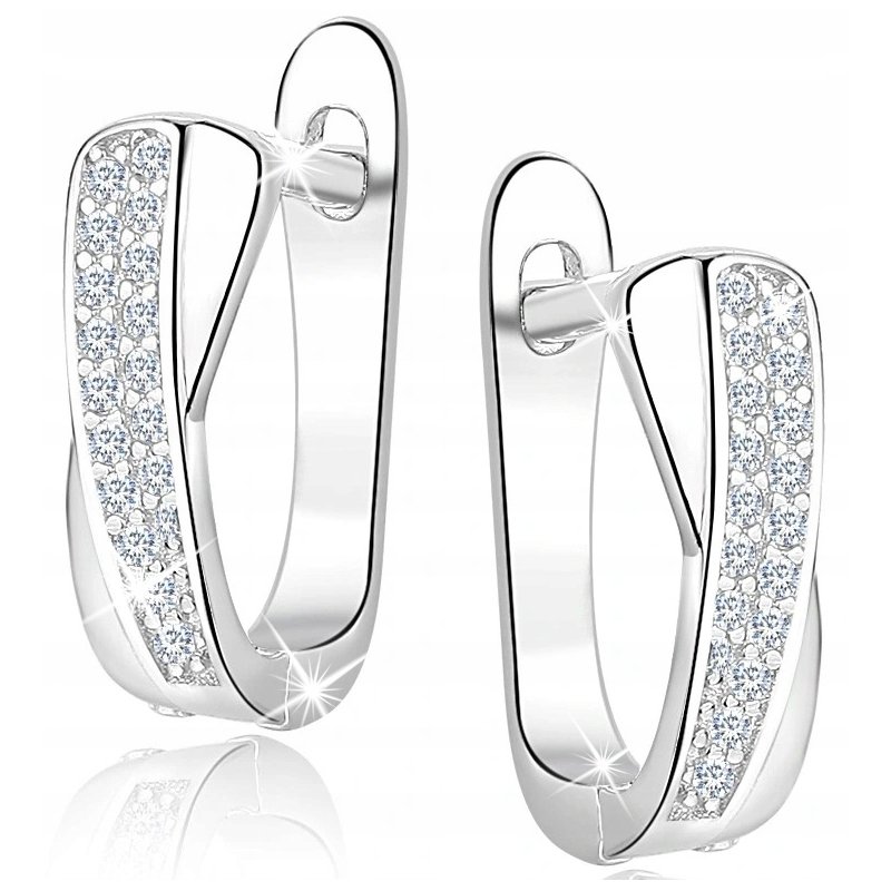 Krásné stříbrné náušnice 925, anglické stříbro o ryzosti 925 náušnice 925, dárek