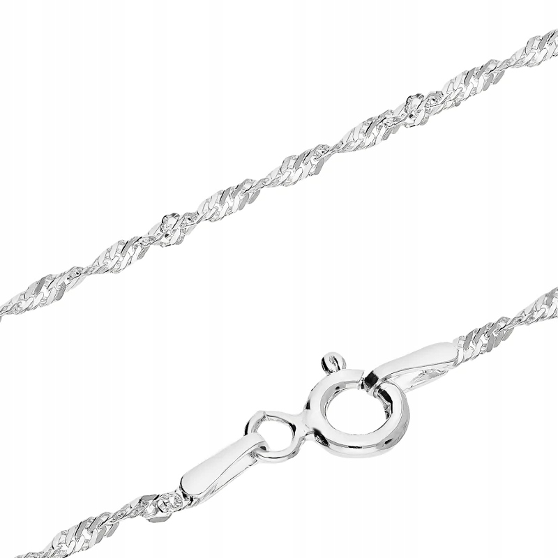 Stříbrný řetízek singapurský stříbro 925 elegantní ženský vzor pro přívěsek