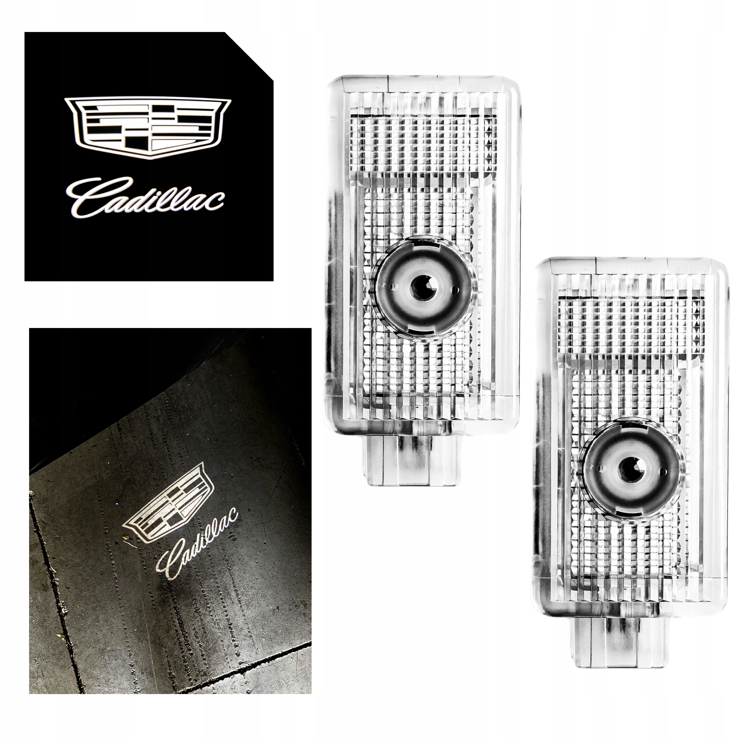 Sada 2x Led Logo Projector Hd+ Premium Cadillac Lyriq Hologram Projektor
