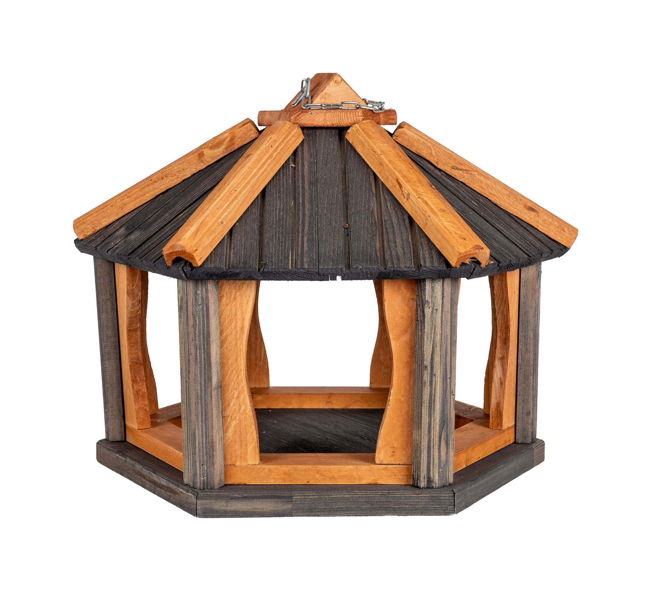 Krmítko pro ptáky k zavěšení antracit-tik K42 Polský Výrobce