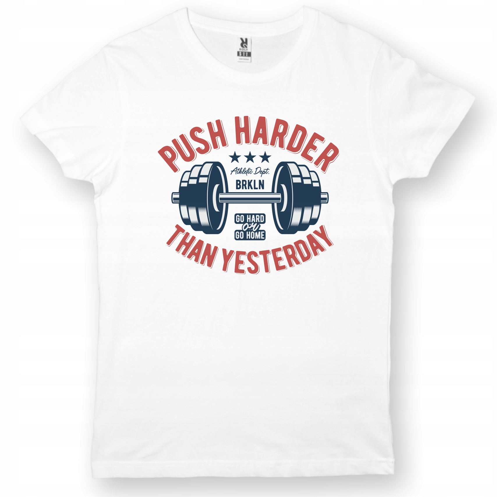 

Koszulka Na Siłownię Motywacja Push Harder XL