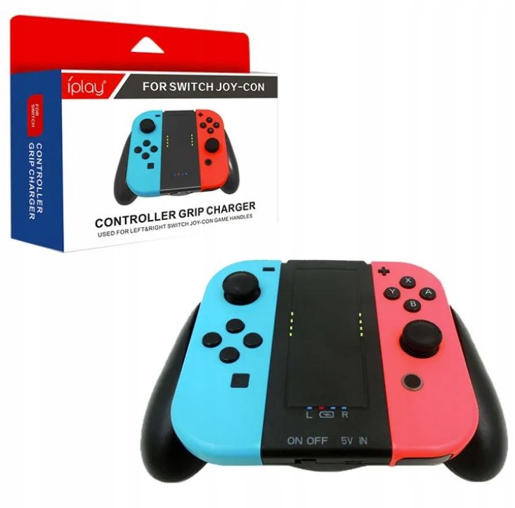 Uchwyt Handgrip z ładowaniem do Joy-Con Ns Switch/NS Oled z baterią 2000mAh