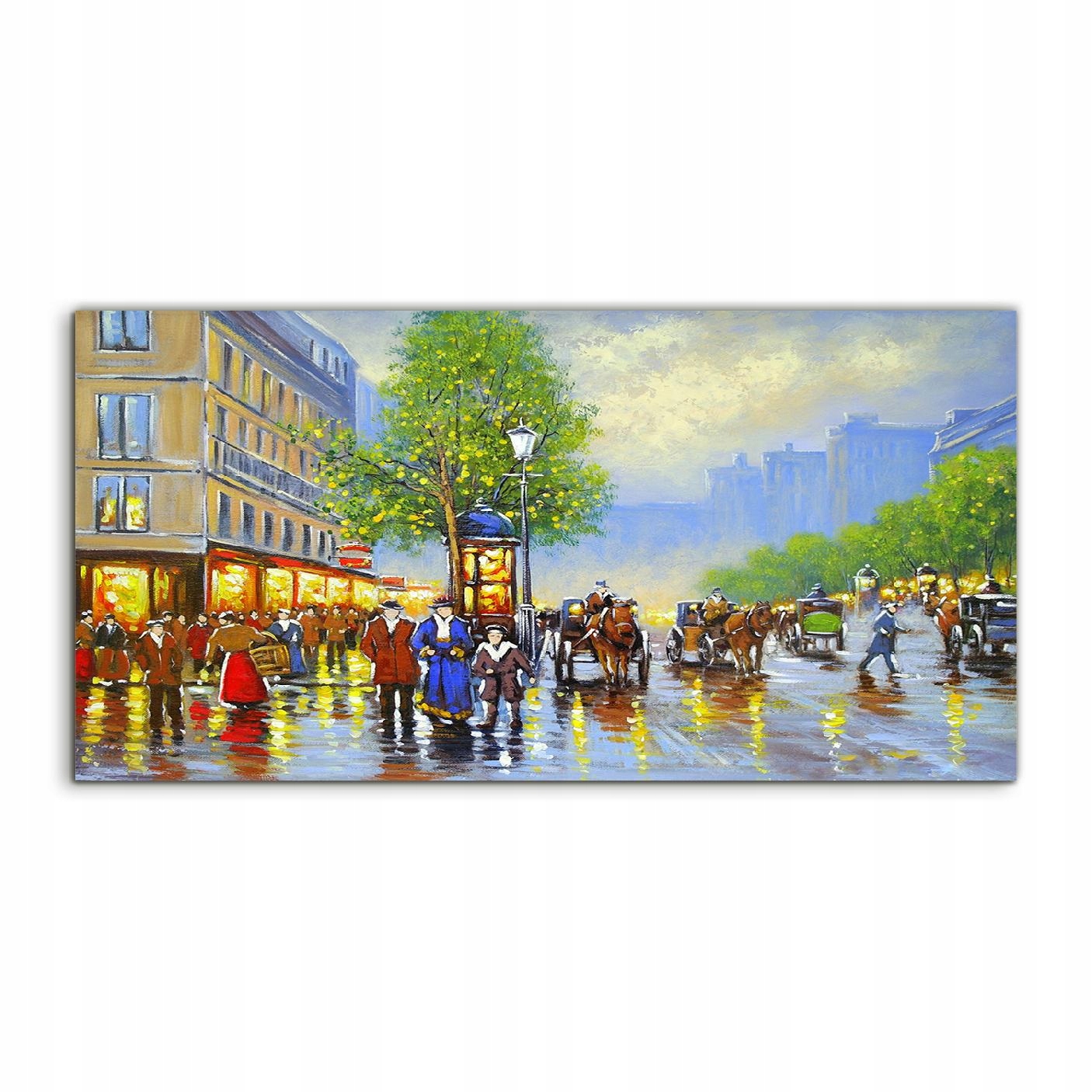 

Fotoobraz 140x70 z grafiką Miasto Krajobraz Retro