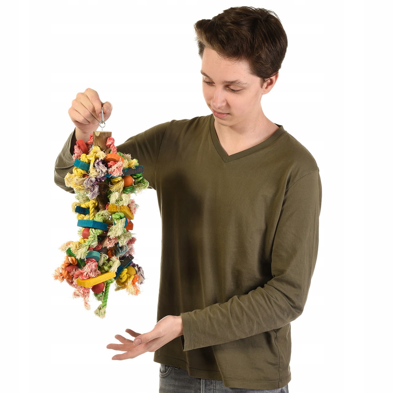 Levně Papoušek XXL velká hračka pro velké papoušky