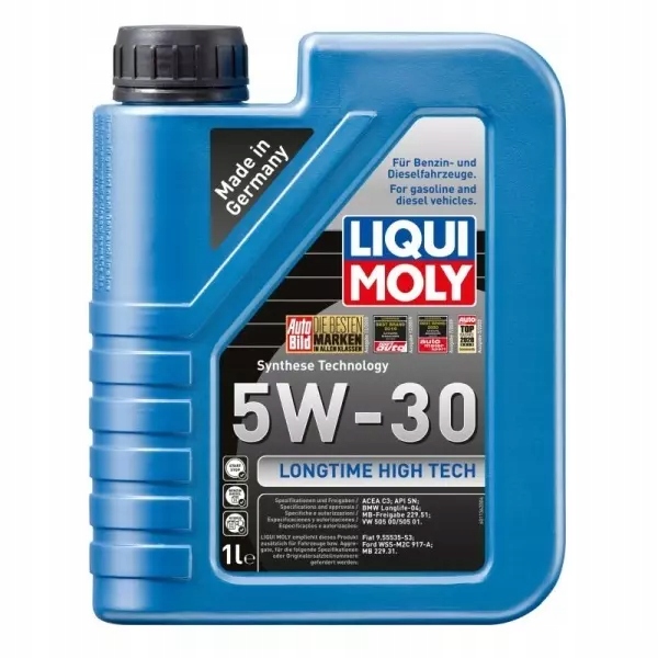 LIQUI MOLY LONGTIME HIGH TECH 5W30 C3 6L Model Longtime High Tech