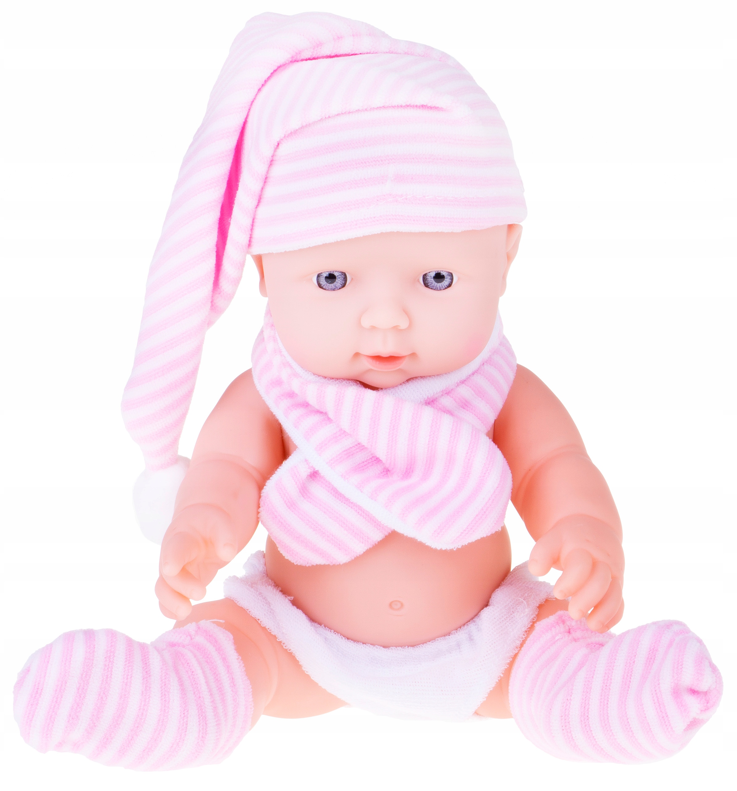 

Lalka Bobas Gumowy 30CM Niemowlak Do Kąpieli Róż