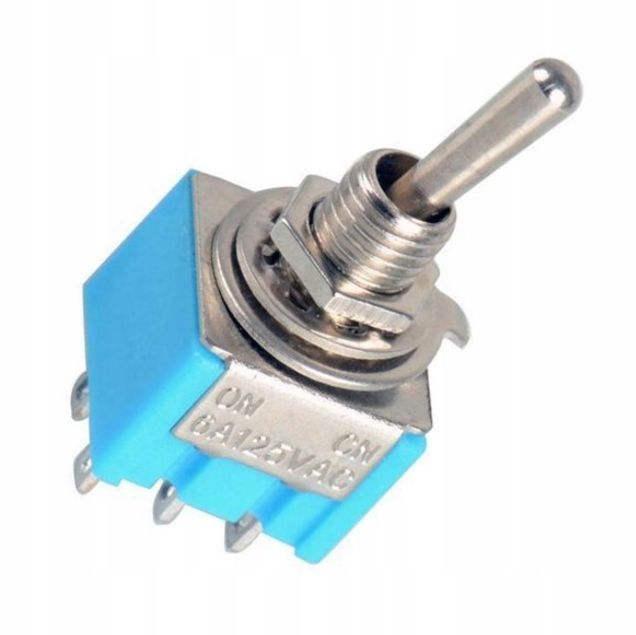 

Przełącznik dźwigniowy 2-P 6A 125V MTS202 6-pin