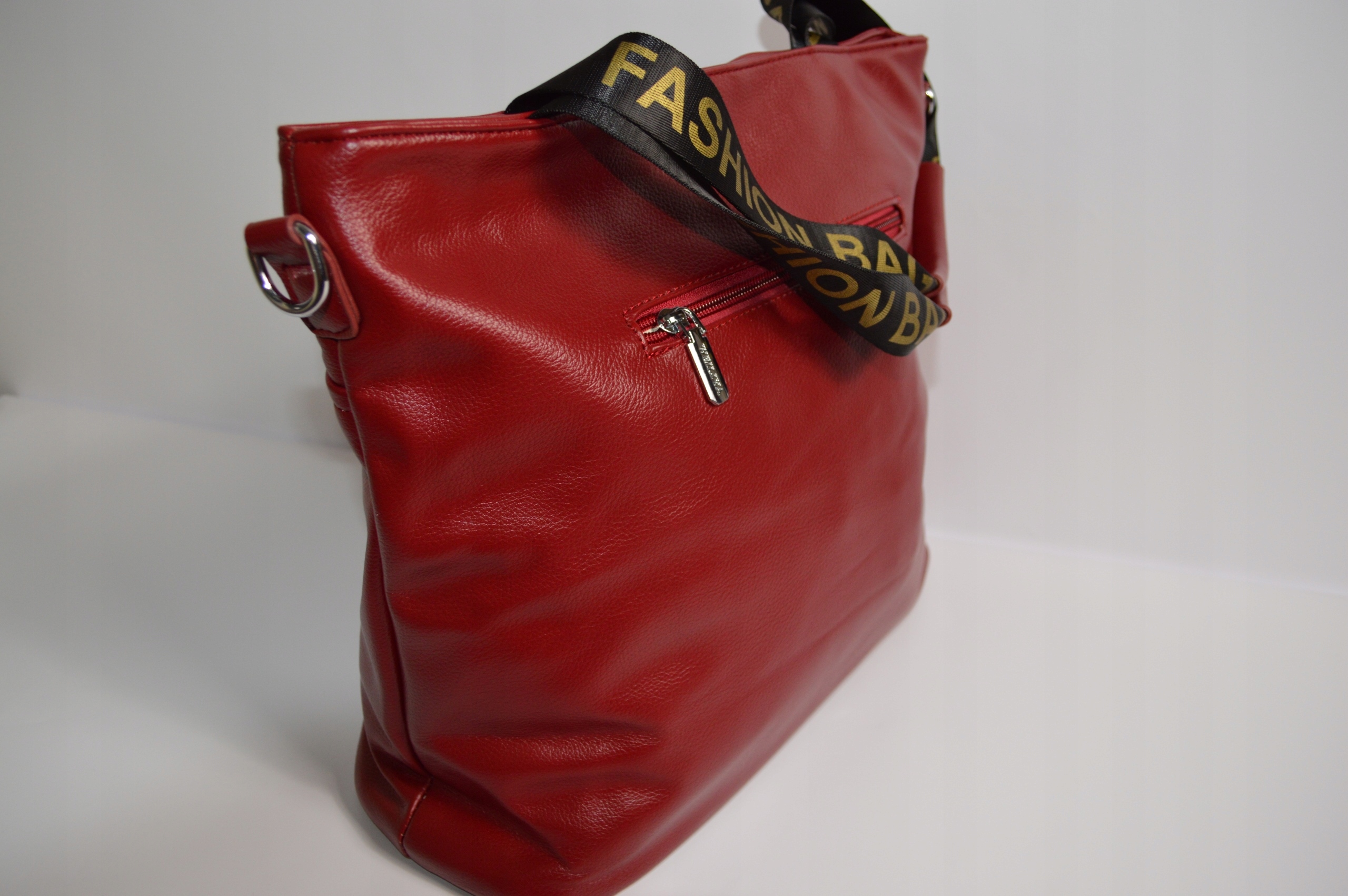 ELEGANCKA TOREBKA DAMSKA WOREK SHOOPER BAG Materiał dominujący skóra ekologiczna