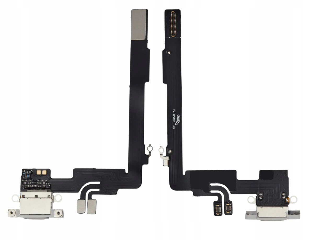 Gniazdo ładowania złącze Usb mikrofon do Apple iPhone 16 Pro Max, białe