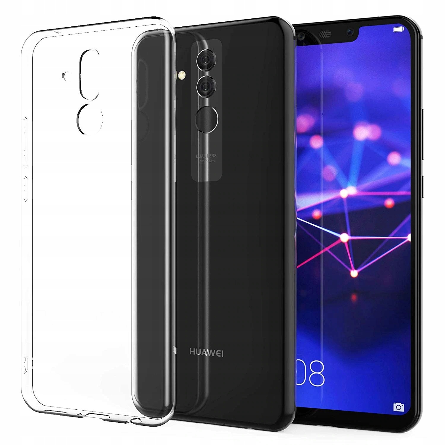 

Etui Slim Case + Szkło do Huawei Mate 20 Lite