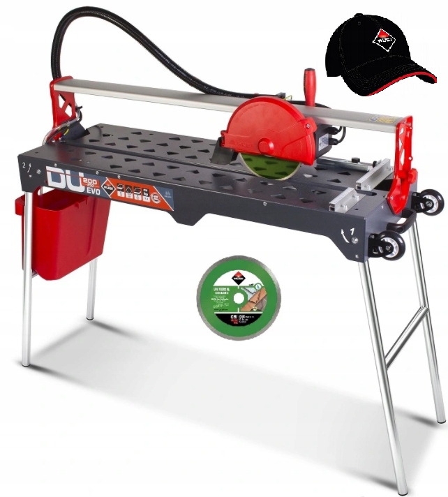 RUBI PRZECINARKA GLAZURY GRESU DU-200 EVO NA MOKRO