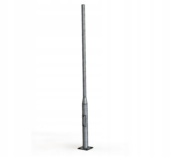 Słup stalowy oświetleniowy okrągły slim 5m