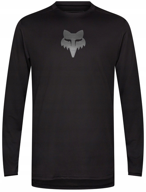 Cyklistické tričko Fox Ranger Ls Jersey Fox Head Velikost: M Black