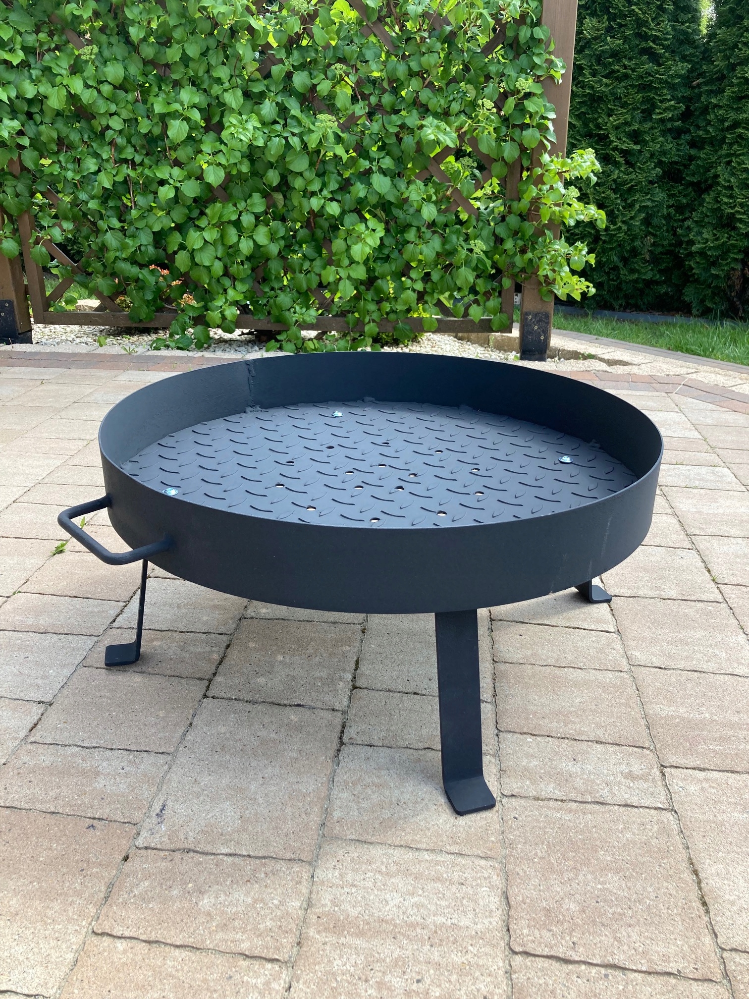 Solidne Palenisko Ogrodowe Podstawa Pod Kociołek Ognisko 60 cm Bf