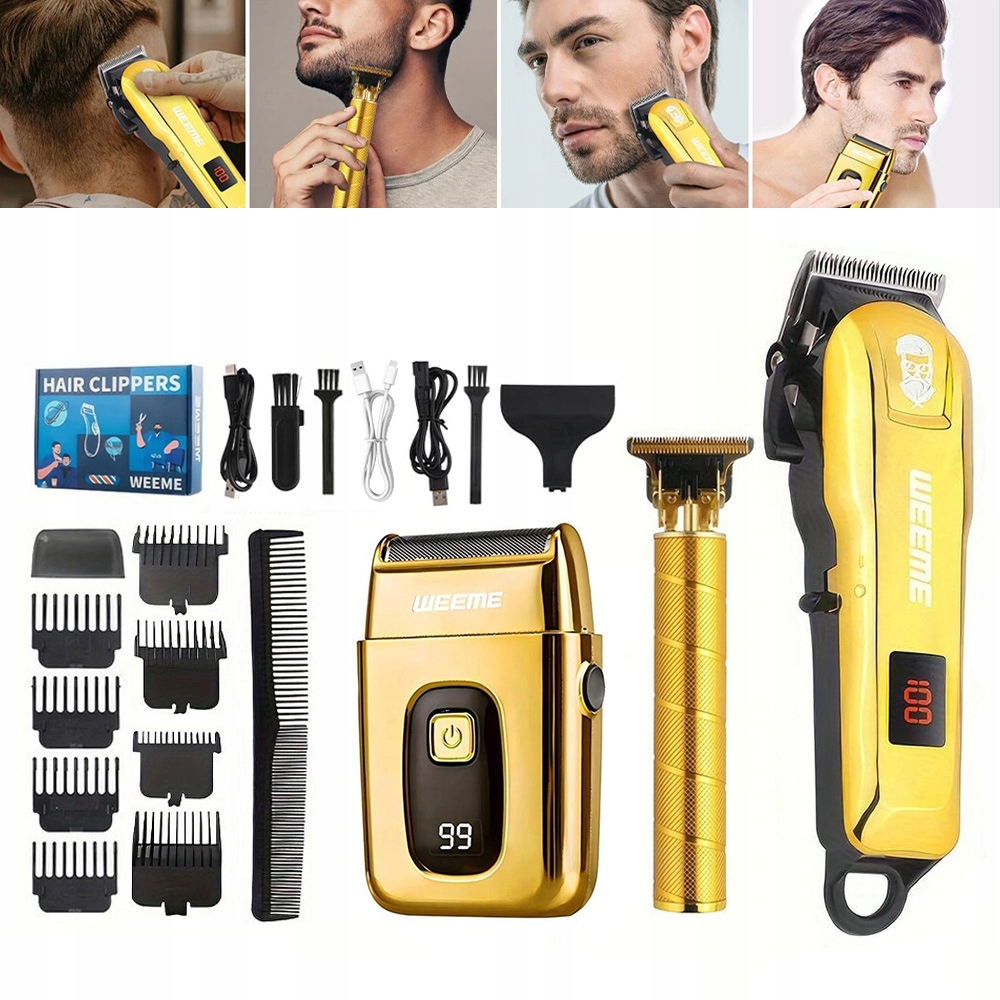 Stříhací Strojek Na Vlasy Bezdrátový Zastřihovač Vousů