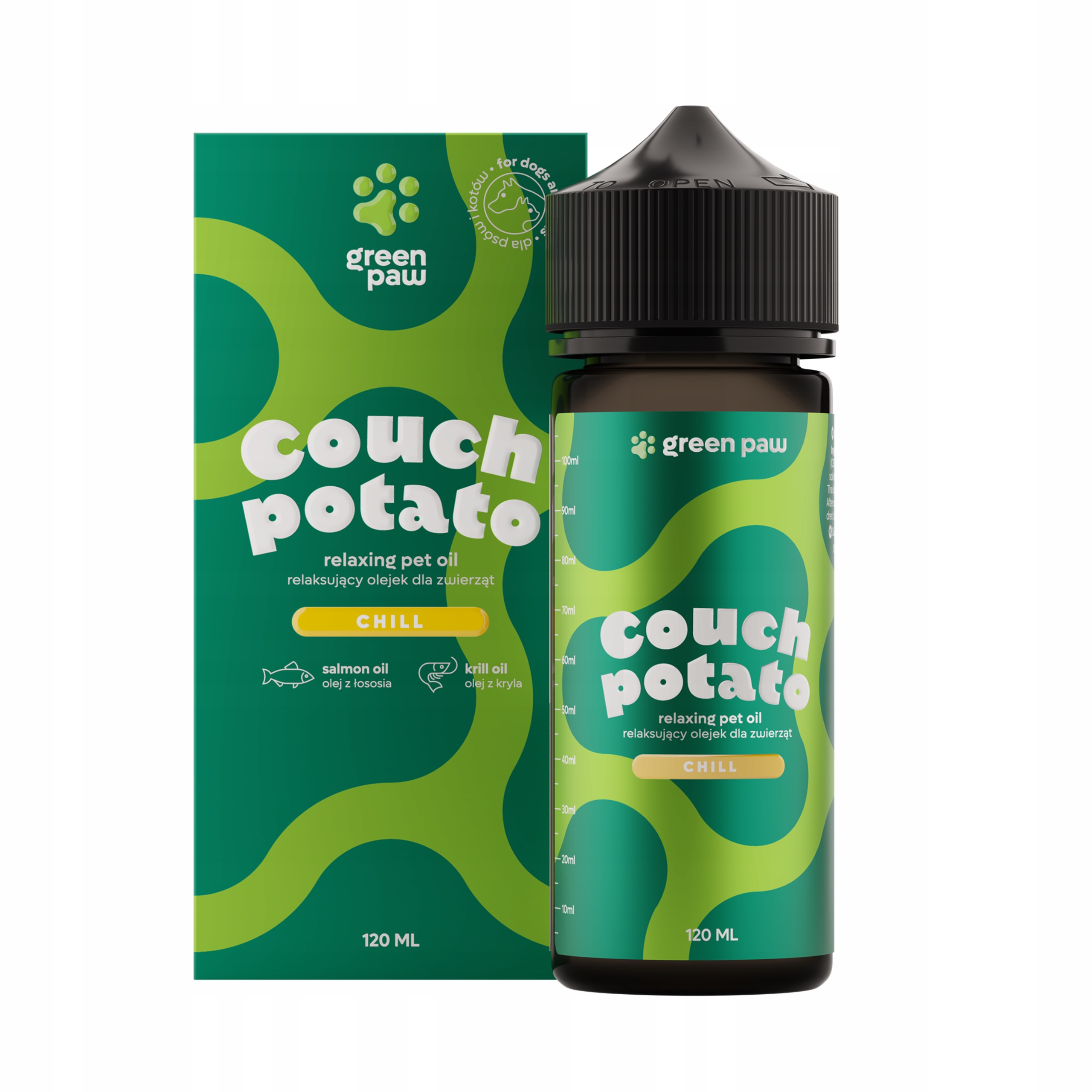 Levně Cosma Cannabis Green Paw Couch Potato 120 ml