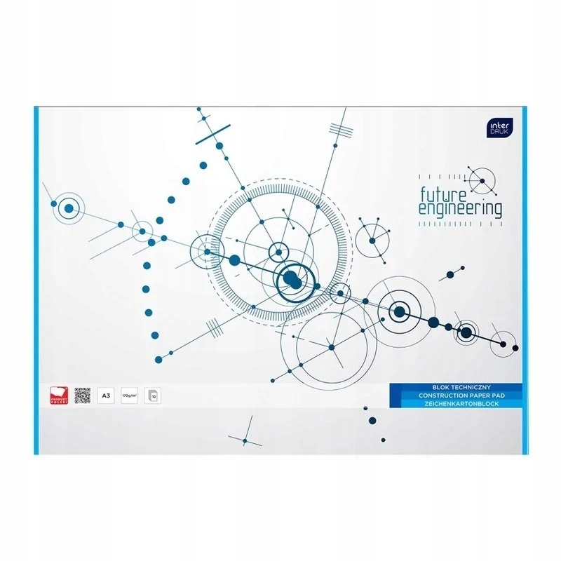 BLOK TECHNICZNY A3 170g BIAŁY 10 KARTEK