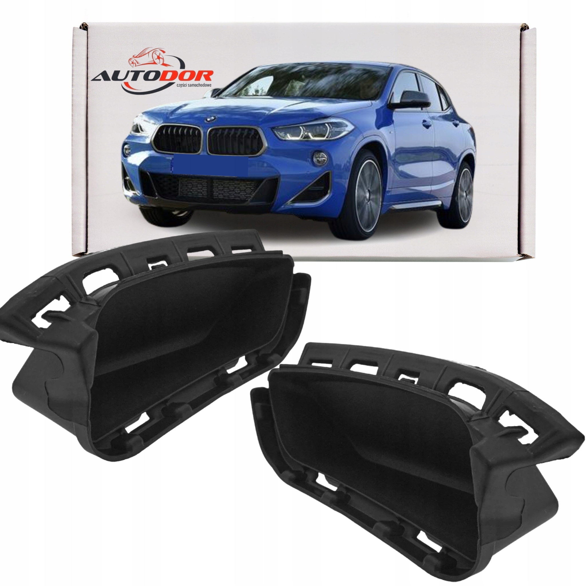Bmw X2 F39 2018-2023 M-sport Grille Kryty Nárazníku Levá Pravá Přední Sada