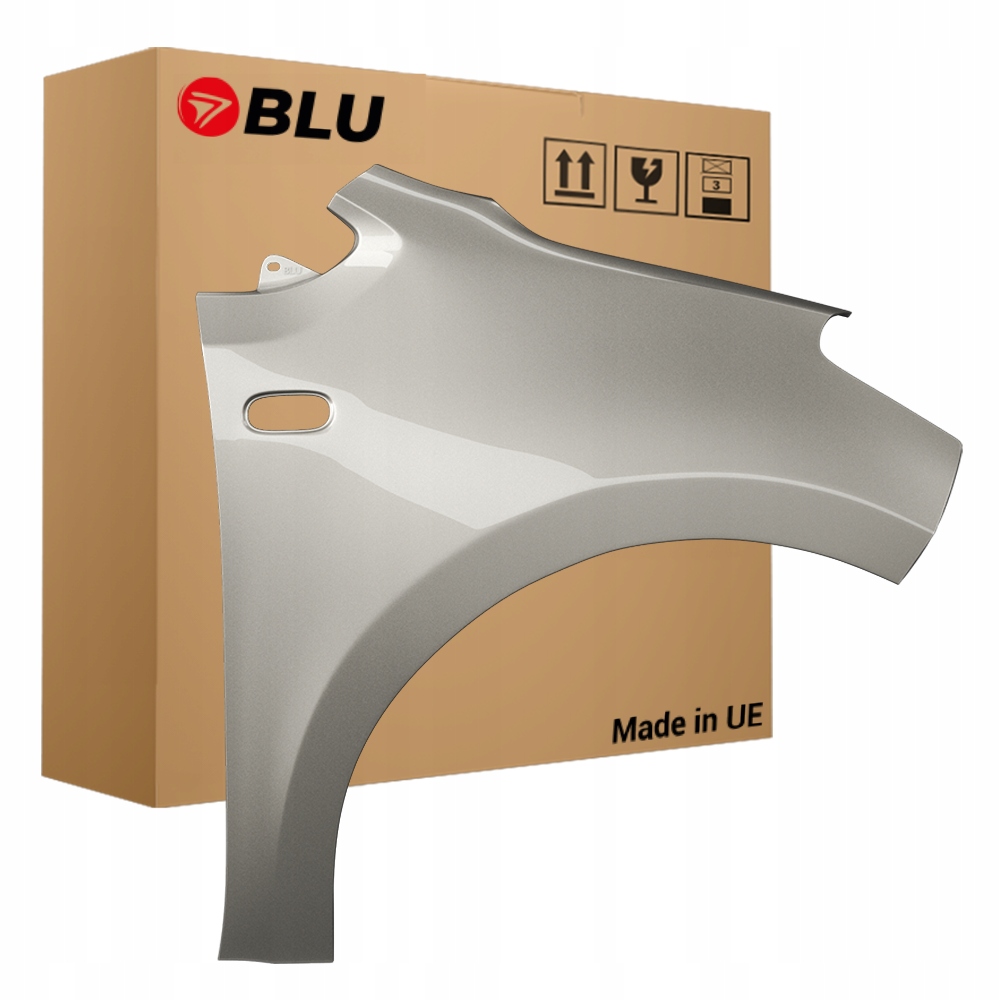 Blu Blatník Škoda Citigo LB7W pravý stříbrný 12-19 přední TungstenSilber