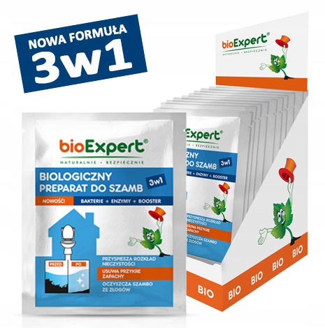 

Preparat biologiczny do szamb saszetka 3w1 25 g