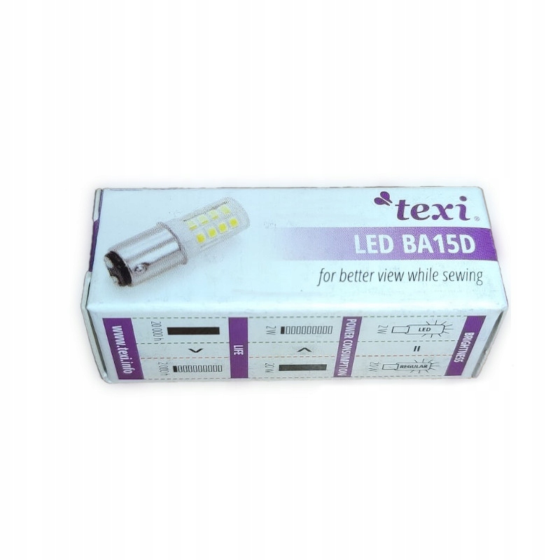 ŻARÓWKA LEDOWA BA15D DO MASZYN DO SZYCIA wciskana Marka Inna