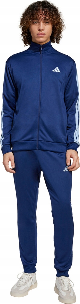 Teplákovka Pánský Adidas Sportswear Basic 3-STRIPES French Terry Modrý vel. M