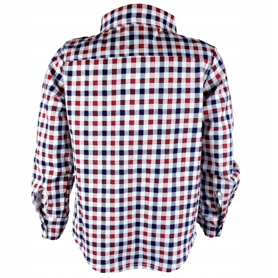 Koszula czerwona kratka 98 Stan opakowania oryginalne